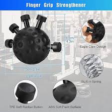 Finger Exerciser Trainer Hand Grip Strengthener Rock Climbing Finger Exerciser Trainers Gripper Exerciser Hand Strength Exercise